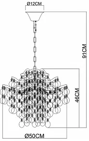 Подвесная люстра Arte Lamp Pipirima A4065SP-6SG