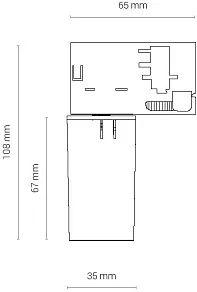Переходник для трека Nowodvorski Ctls Adapter 8281
