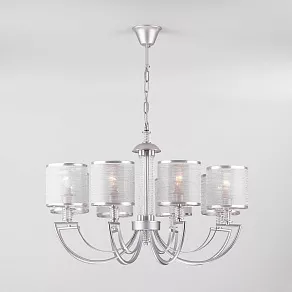 Подвесная люстра Eurosvet Licata 60099/8 серебро