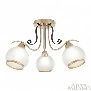 Потолочная люстра Arte Milano AMALFI-323306 323306/3 FG+BK