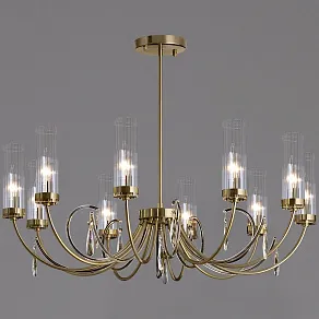 Люстра на штанге ILLUMICO  IL5267-10PLS-25 ELITE