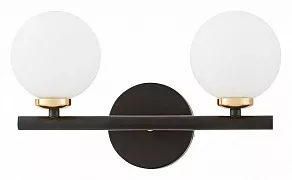 Бра LUMINA DECO Marsiada LDW 6033-2 BK+F.GD