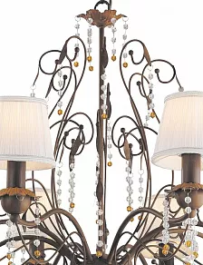 Подвесная люстра Arte Lamp Medici A9468LM-8BR