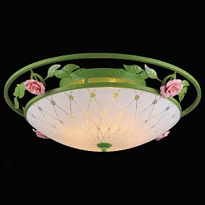 Накладной светильник Natali Kovaltseva Rose ROSE 11547/5С GREEN