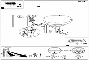 Светильник на штанге Eglo Francari 98233