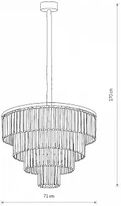 Подвесная люстра Nowodvorski Cristal L 7615
