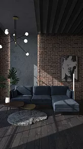 Люстра на штанге Milosh Tendence 701 0701CL-6BK