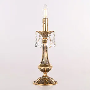 Настольная лампа декоративная Bohemia Ivele Crystal AL77 AL77100L/1-32 GB