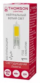 Лампа светодиодная Thomson G9 COB G9 4Вт 4000K TH-B4210