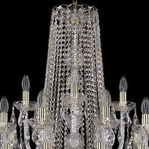 Подвесная люстра Bohemia Ivele Crystal 1402 1402/20+10+5/360/G