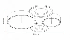Потолочная люстра Rivoli Aliona Б0066451