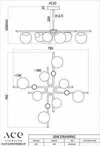 Люстра на штанге Favourite Soffiato 3048-8P