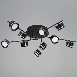 Люстра на штанге Reluce  10590-0.3-10 Black