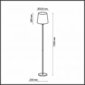 Торшер Odeon Light Glen 2266/1F