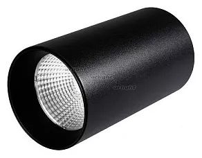 Накладной светильник Arlight SP-POLO-SURFACE-R85-15W White5000 (BK-BK, 40 deg) 027518