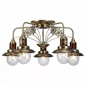 Потолочная люстра Arte Lamp Sailor A4524PL-5AB