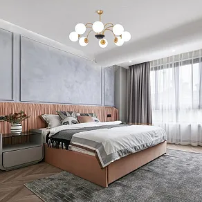 Люстра на штанге Arte Milano AM-Napoli 312066/D940/8 BS/BK