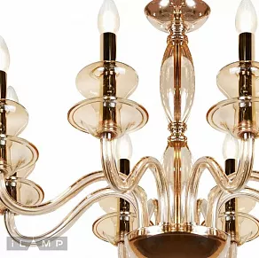Подвесная люстра iLamp Mercury P9448-8 Gold