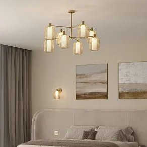 Люстра на штанге Eurosvet Voile 30192/8 золото