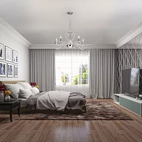 Подвесная люстра Eurosvet Silva 60090/5 хром