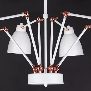 Люстра на штанге Eurosvet Loft 70084/6 белый