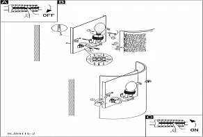 Накладной светильник Eglo Almera 89115