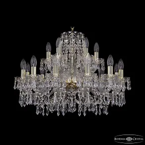 Подвесная люстра Bohemia Ivele Crystal 1403 1403/12+6/240 G