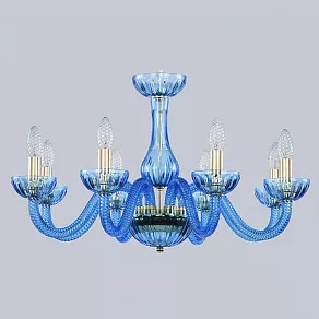 Подвесная люстра Bohemia Ivele Crystal Ivele Crystal 3 1310/8/240 G Aq/Aquamarime/M-1H