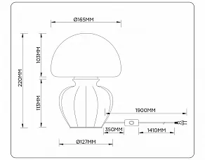 Настольная лампа декоративная Ambrella Light LH LH53248