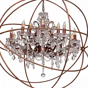 Подвесная люстра Loft it Foucaults Orb Crystal LOFT1897/15