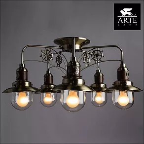 Потолочная люстра Arte Lamp Sailor A4524PL-5AB