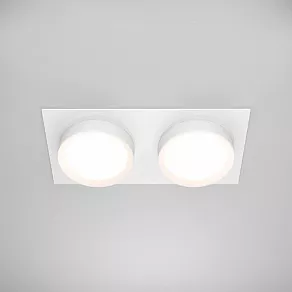 Встраиваемый светильник Maytoni Hoop DL086-02-GX53-SQ-W