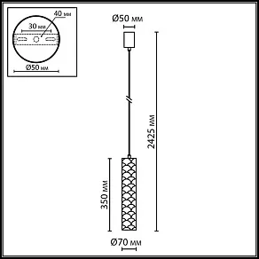 Подвесной светильник Odeon Light ECODESIGN 7199/8L