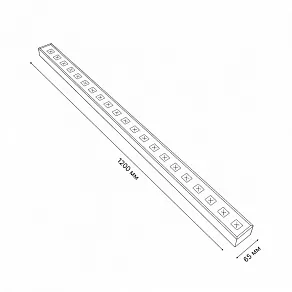 Накладной светильник Uniel ULO-EL120 UL-00010829