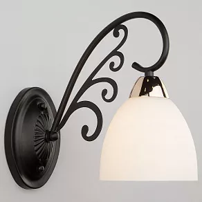 Бра Eurosvet Arabella 70087/1 черный/золото