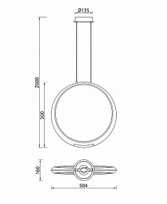 Подвесной светильник Mantra Ring 6170