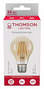 Лампа светодиодная Thomson Filament A60 E27 7Вт 2400K TH-B2110
