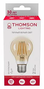 Лампа светодиодная Thomson Filament A60 E27 9Вт 2400K TH-B2111