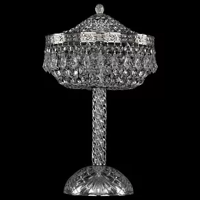 Настольная лампа декоративная Bohemia Ivele Crystal 1901 19011L4/25IV Ni