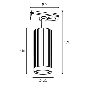 Светильник на штанге Wolta LUXOR WTL-GU10/19SG