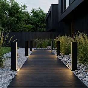 Наземный высокий светильник Elektrostandard Flat 1538 TECHNO LED