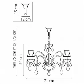 Подвесная люстра Osgona Acesso 721083