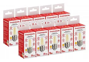 Лампа светодиодная Thomson Filament Globe E27 9Вт 2700K TH-B2093