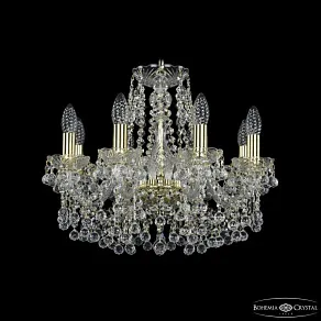 Подвесная люстра Bohemia Ivele Crystal 1409 1409/8/160 G