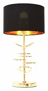 Настольная лампа декоративная LUMINA DECO Fabi LDT 5530 F.GD+BK
