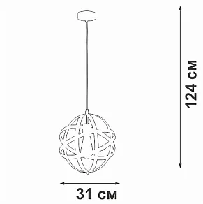 Подвесной светильник Vitaluce V3798 V3798-1/1S