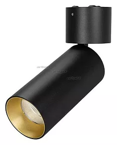 Светильник на штанге Arlight SP-POLO-SURFACE-FLAP-R65-8W Day4000 (BK-GD, 40 deg) 027526