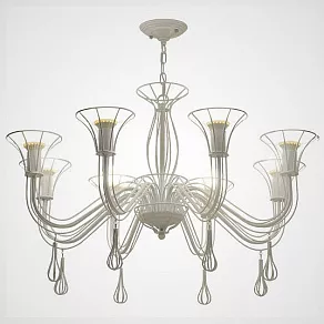 Подвесная люстра Imperiumloft Cast White CAST01