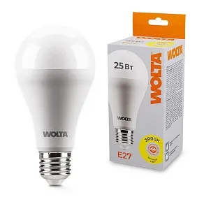 Лампа светодиодная Wolta  E27 25Вт 3000K 25Y67BL25E27