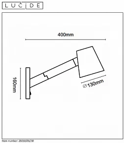 Бра Lucide Mizuko 20210/01/30